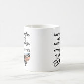 Positive Gedanken Mantra Kaffeetasse (Mittel)
