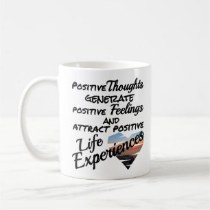 Positive Gedanken Mantra Kaffeetasse