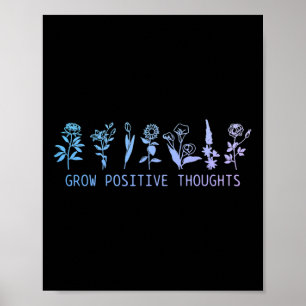 Positive Gedanken Psychische Gesundheit Selbstmord Poster
