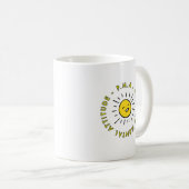 Positive Geisteshaltung Kaffeetasse (VorderseiteRechts)