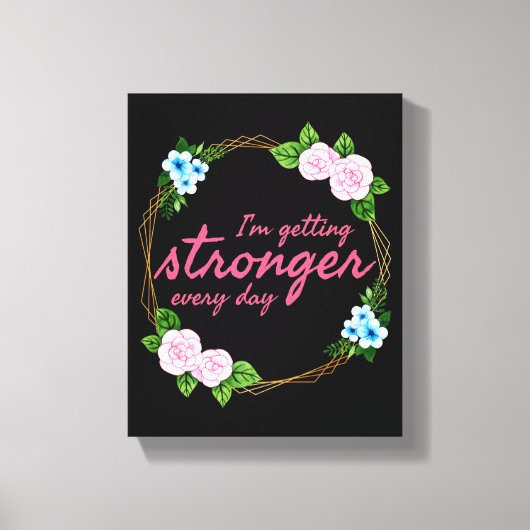 positive gute vibes Zitate für Arbeit Leinwanddruck (Vorderseite)