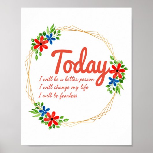 positive gute vibes zitiert für Erfolg Poster (Vorne)