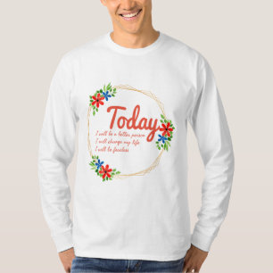 positive gute vibes zitiert für Erfolg T-Shirt