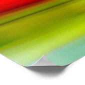 Positive Haltung - Bild der Gesundheit Poster (Ecke)