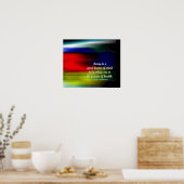 Positive Haltung - Bild der Gesundheit Poster (Küche)