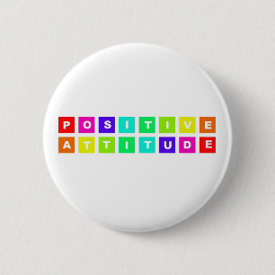 positive Haltung Button