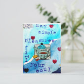 Positive Inspiration Art Postcard- Postkarte (Stehend Vorderseite)