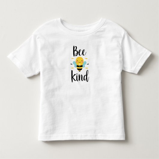 Positive Inspirationsbotschaft "be kind" Kleinkind T-shirt (Vorderseite)