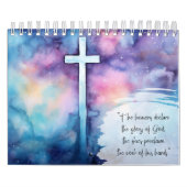Positive inspirierende Motivation Bibelbibliotheke Kalender (Titelbild)
