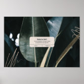 Positive iPhone-Erinnerung und Affirmation Poster (Vorne)