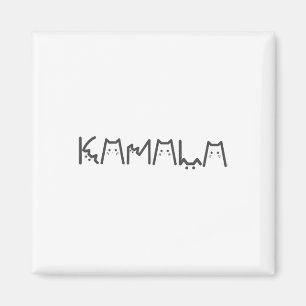 Positive Kamala Lettering für Kamala Harris 2024 Magnet