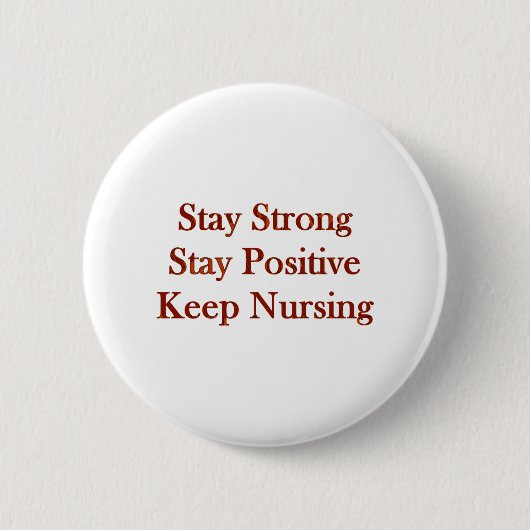 Positive Krankenschwester Button (Vorderseite)