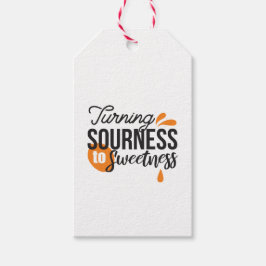 Positive Lebensnachricht - Sour auf Sweet verwande Geschenkanhänger