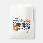 Positive Lebensnachricht - Sour auf Sweet verwande Geschenktütchen (Vorderseite)