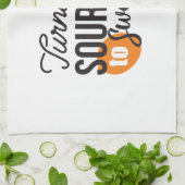 Positive Lebensnachricht - Sour auf Sweet verwande Geschirrtuch (Gefaltet)