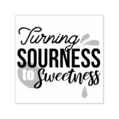 Positive Lebensnachricht - Sour auf Sweet verwande Permastempel (Design)