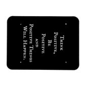 POSITIVE LEBENSQUOTEN GLAUBEN, AKT MOTTO MAGNET (Horizontal)