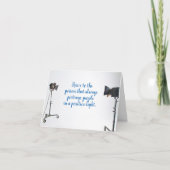 Positive Lichtfotograf Geburtstagskarte Karte (Vorderseite)