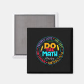 Positive Liebe Hoffnung Angst Rechne Den Mathetest Magnet (Vorderseite/Rückseite)