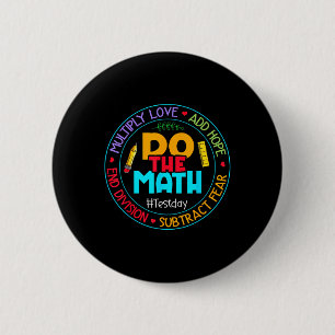 Positive Liebe Hoffnung Angst Rechne Die Mathe-Tes Button