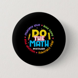 Positive Liebe Hoffnung Angst Rechne Die Mathe-Tes Button