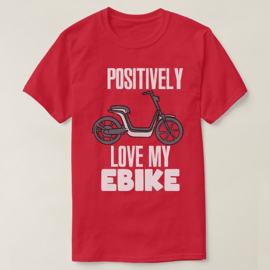 Positive Liebe Mein eBike T-Shirt (Design vorne)
