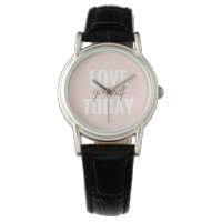 Positive Liebe Sie heute Pastel Pink Zitat