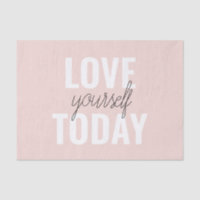 Positive Liebe Sie heute Pastel Pink Zitat