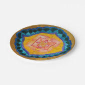 Positive mandala Custom Paper Teller 7 in (Schrägansicht)