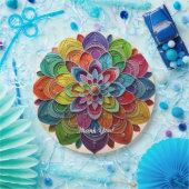 "Positive Mandala Vibes" Pappteller (Party)