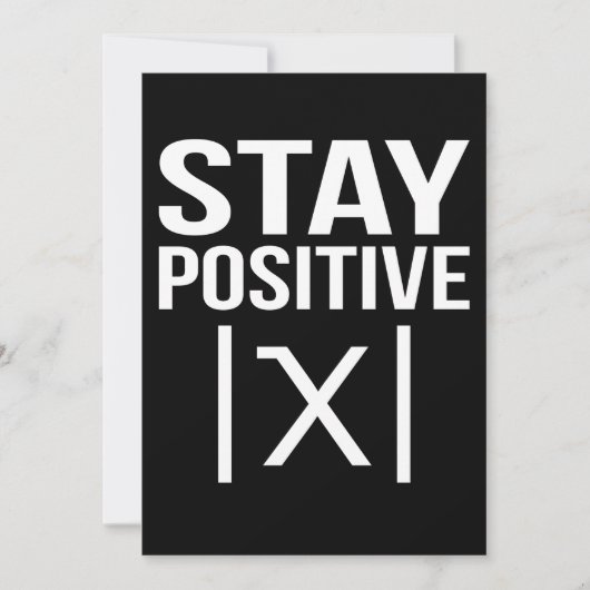 Positive Math Teacher Mathematics Maths Student Dankeskarte (Vorderseite)