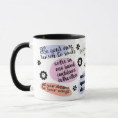 Positive Message Liebe Sie selbst Tasse (Links)