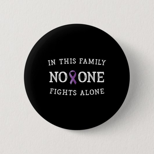 Positive Message Pankreatic Cancer Awareness for W Button (Vorderseite)