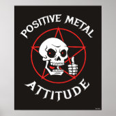 Positive Metallohnwerte Poster (Vorne)