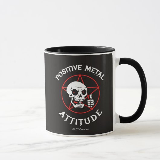 Positive Metallohnwerte Tasse (Rechts)