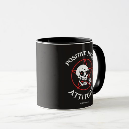 Positive Metallohnwerte Tasse (VorderseiteRechts)