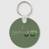Positive Mind - Green Key Ring Schlüsselanhänger (Vorderseite)
