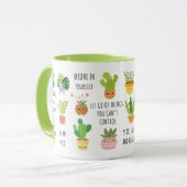 Positive Mind Niedliche Pflanze Keramik Tasse - 11 (Vorderseite Links)