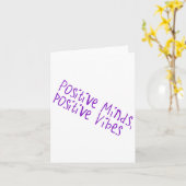 Positive Minds Karte (Gelbe Blume)
