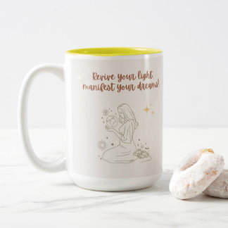 positive morning affirmation mug zweifarbige tasse