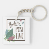 Positive Motivation Federboho Schlüsselanhänger (Rückseite)