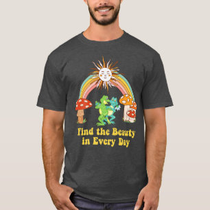 Positive Motivation Frog Hütte Kern Frogs Gift F T-Shirt