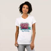 Positive motivation shirt with flower (Vorne ganz)