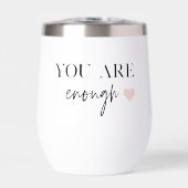 Positive Motivation Sie sind genug Zitat (Vorderseite)