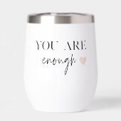 Positive Motivation Sie sind genug Zitat (Rückseite)