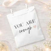 Positive Motivation Sie sind genug Zitat Geschenktütchen (Ausgeschnitten)