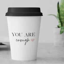Positive Motivation Sie sind genug Zitat