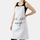 Positive Motivation Sie sind genug Zitat Schürze (InSitu)