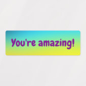 Positive Motivierend Aufkleber (Design 1)