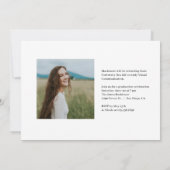 Positive Outlook Editable Color Abschluss Einladun Einladung (Rückseite)